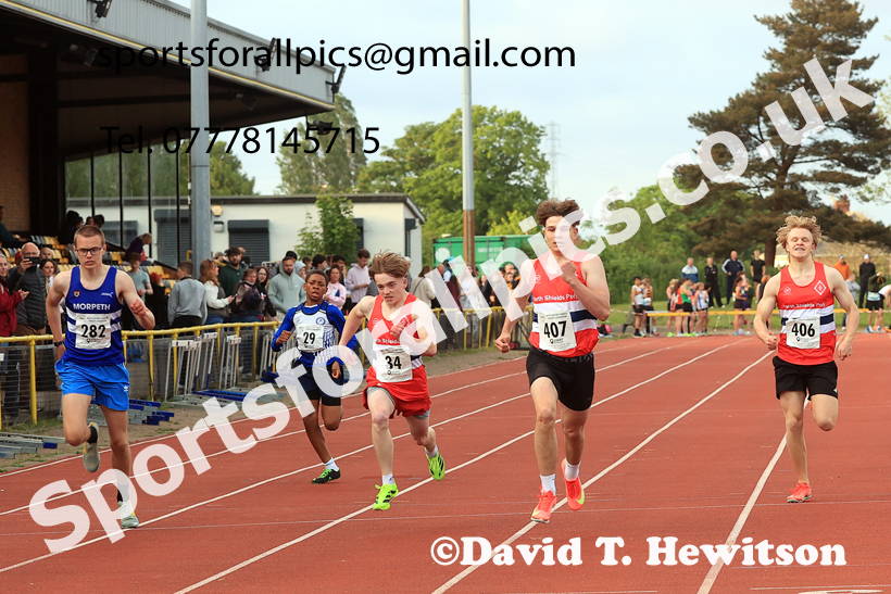 200 metres, 2026 NEGP 2, Monkton Stadium, Wednesday, May 27th. Photo: David T. Hewitson/Sports for All Pics